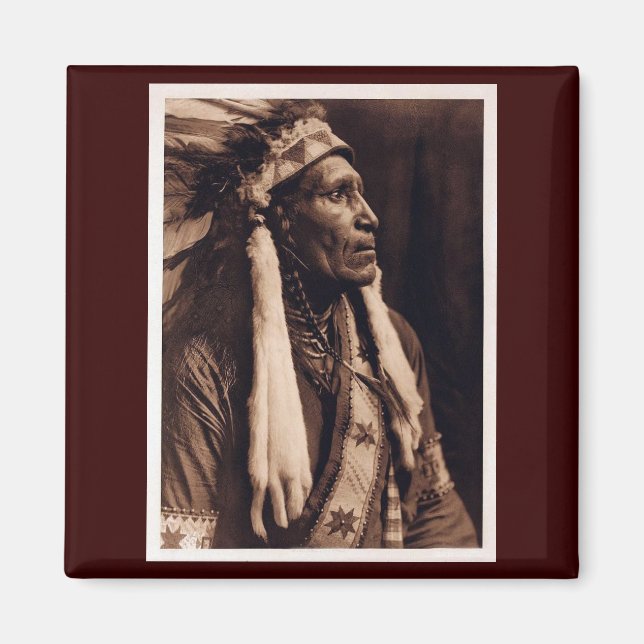 Chief Raven Blanket - Nez Perce - Vintage Magnet (Front)