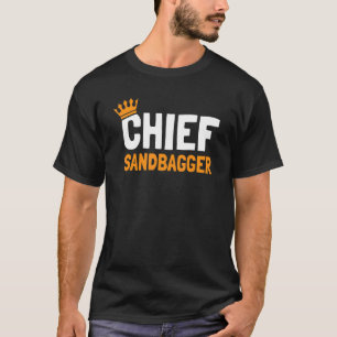 Chief Sandbagger Gag Golf 2 T-Shirt
