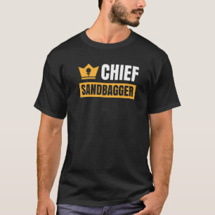 Chief Sandbagger Gag Golf T-Shirt