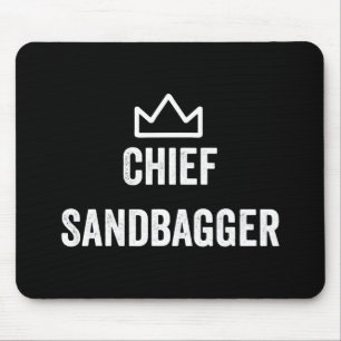 Chief Sandbagger Golf Meme Bjj Chess Sandbag Mouse Pad