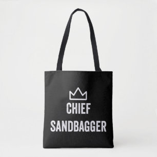Chief Sandbagger Golf Meme Bjj Chess Sandbag Tote Bag