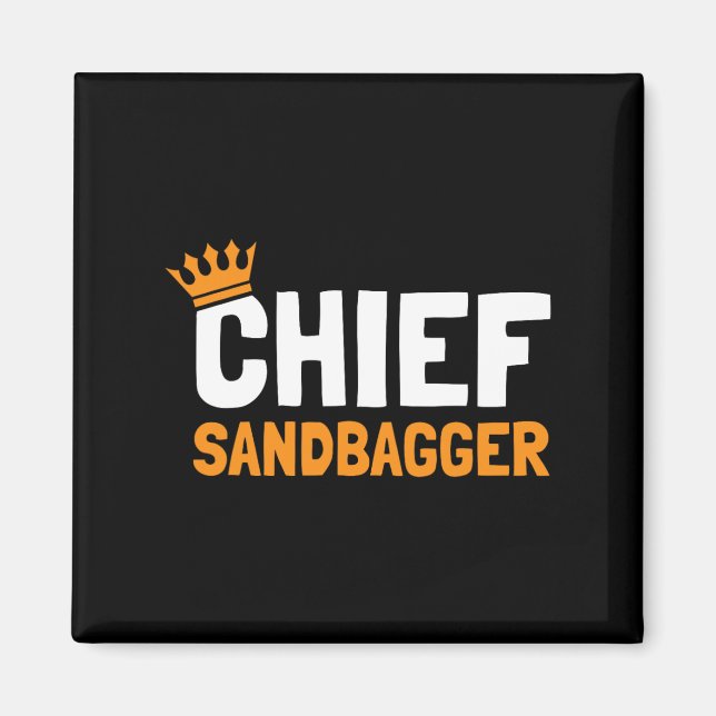 Chief Sandbagger Golf - Uni-adults  Magnet (Front)