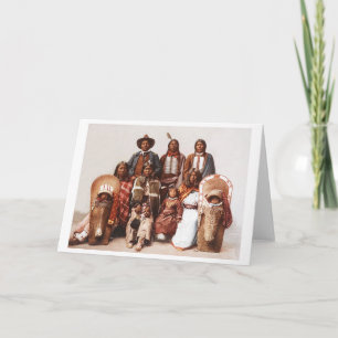 Chief Sevara and Family. Ute1897 Holiday Card