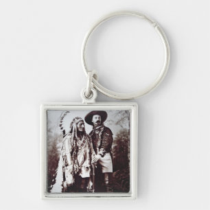 Chief Sitting Bull (1831-90) on tour with Buffalo Key Ring