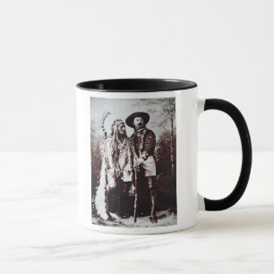 Chief Sitting Bull (1831-90) on tour with Buffalo Mug