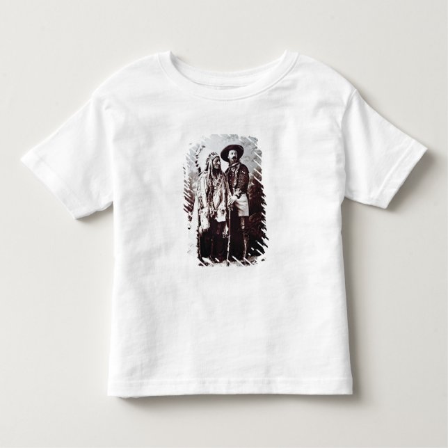 Chief Sitting Bull (1831-90) on tour with Buffalo Toddler T-Shirt (Front)