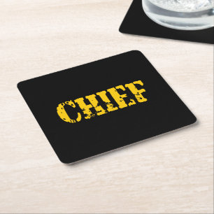 CHIEF SQUARE PAPER COASTER