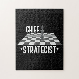 Chief Strategist Chess I Always Win This Game Jigsaw Puzzle
