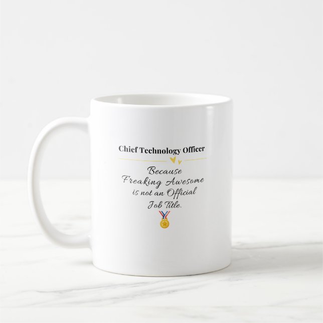 Chief Technology Officer Coffee Mug (Left)