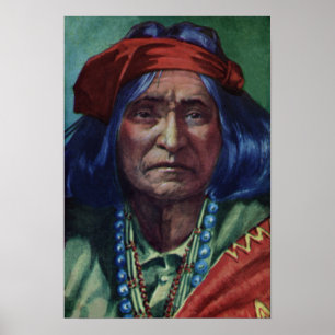 Chief Thunderbird Navajo Nation Poster