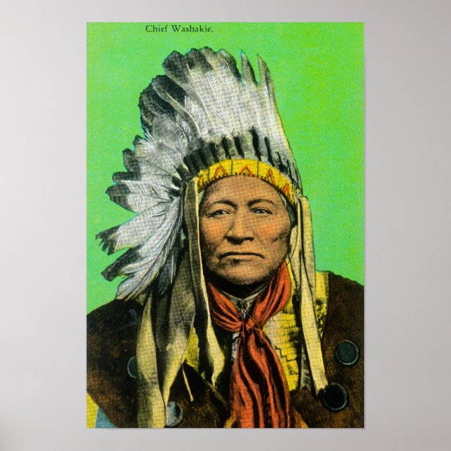Chief Washakie Portrait Poster (Front)