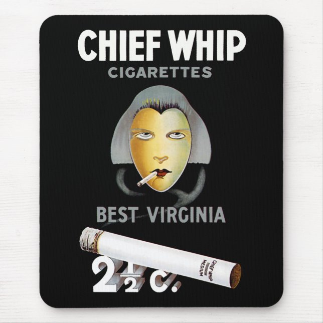 Chief Whip Cigarettes Mouse Pad (Front)