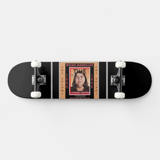 Chief Wilma Mankiller -  Skateboard (Horz)