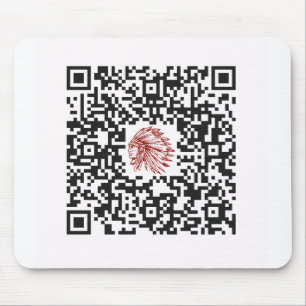 Chiefs Custom Mouse Pad with QR Code