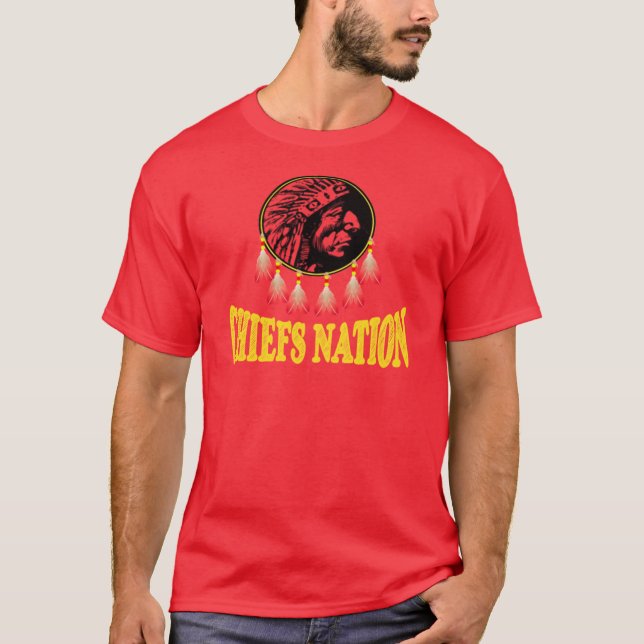 Chiefs Nation Missouri Fan Gift T-Shirt (Front)