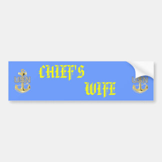 Chief's Wife Sticker