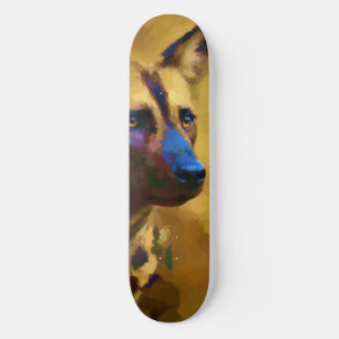Chien Sauvage d'Afrique Skateboard
