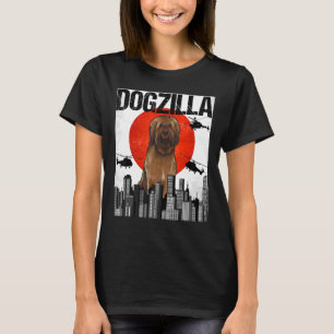 Chienzilla Dogzilla Japanese Shepherd Of Brie T-Shirt