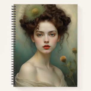 Chiffon Dress and Thistles Notebook