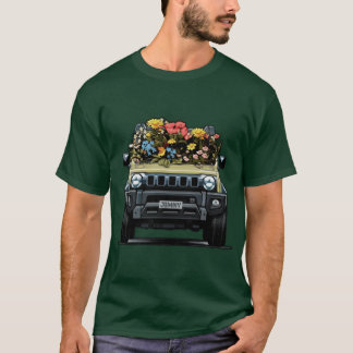Chiffon Ivory Jimny Flower Power funny T-Shirt