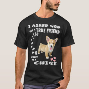 Chigi Dog Costume Corgi Chihuahua Mom Dad Chigi T-Shirt