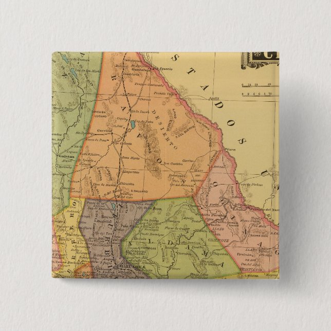 Chihuahua 15 Cm Square Badge (Front)