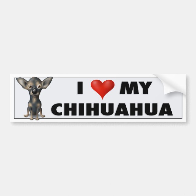 Chihuahua 2 Love Sticker (Front)