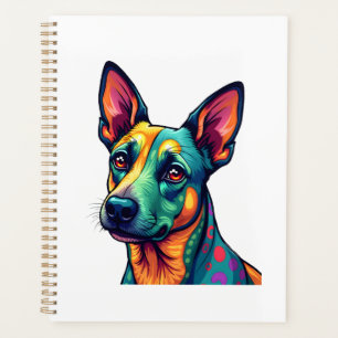 Chihuahua Abstract Painting Colour Cute Dog (3) Planner