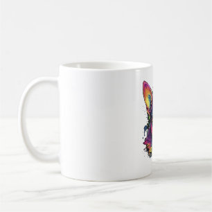 Chihuahua Abstract Painting Colour Cute Dog Coffee Mug
