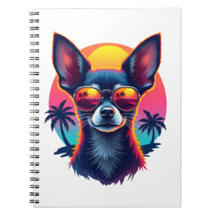 Chihuahua  Abstract Painting  Colour  Cute Dog Cop Notebook