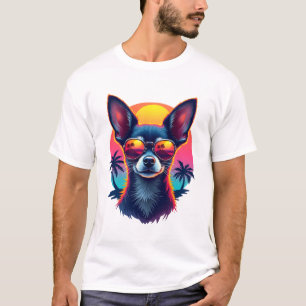 Chihuahua  Abstract Painting  Colour  Cute Dog Cop T-Shirt