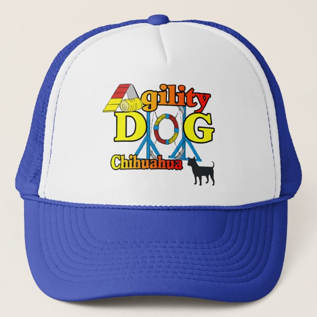 Chihuahua_Agility Trucker Hat (Front)