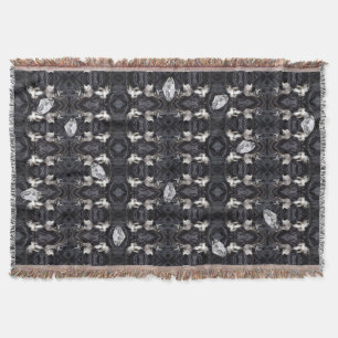 Chihuahua and Diamonds Throw Blanket