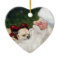Chihuahua and Santa Dog Art Christmas Ornament