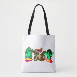 chihuahua are cute tote bag