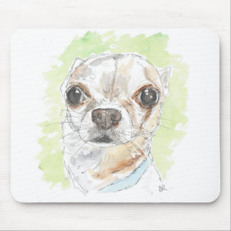 Chihuahua art mouse mat. pad