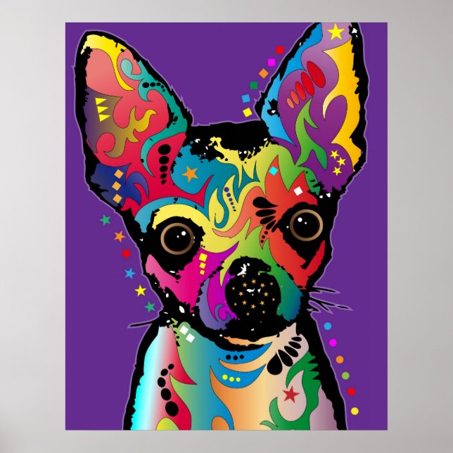 Chihuahua Art Poster (Front)