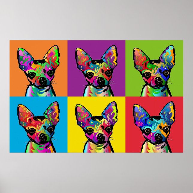 Chihuahua Art Poster (Front)