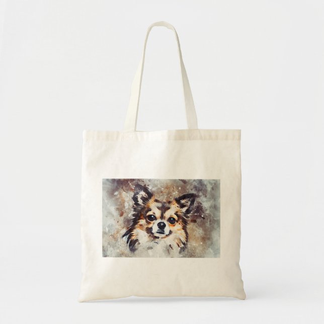 Chihuahua Art Tote Bag (Front)