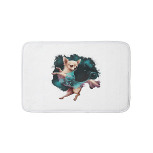 Chihuahua Ballerina Ballet Dance Dancing Bath Mat