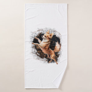 Chihuahua Ballerina Ballet Dance Dancing Bath Towel