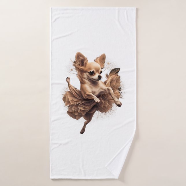Chihuahua  Ballerina  Ballet  Dance  Dancing       Bath Towel (Bath Towel)