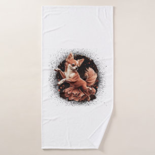 Chihuahua Ballerina Ballet Dance Dancing Bath Towel