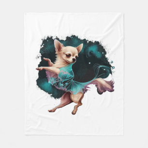 Chihuahua  Ballerina  Ballet  Dance  Dancing      Fleece Blanket