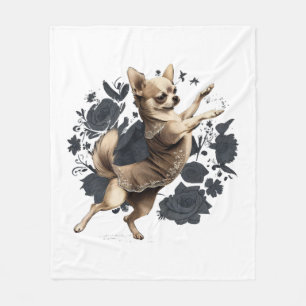 Chihuahua  Ballerina  Ballet  Dance  Dancing     Fleece Blanket