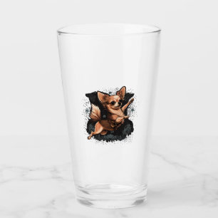 Chihuahua Ballerina Ballet Dance Dancing Glass