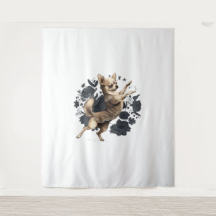 Chihuahua Ballerina Ballet Dance Dancing Tapestry
