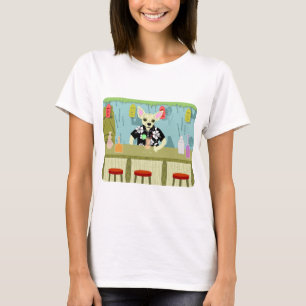Chihuahua Bamboo Tiki Bar T-Shirt
