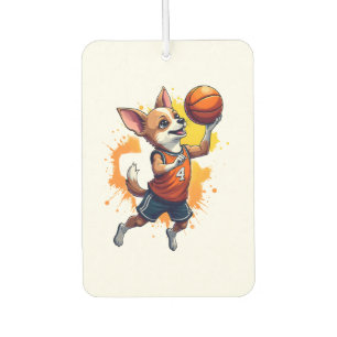 Chihuahua  Basketball  Player  Sport  Dunk  Copy Car Air Freshener
