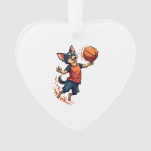 Chihuahua  Basketball  Player  Sport  Dunk  Ornament